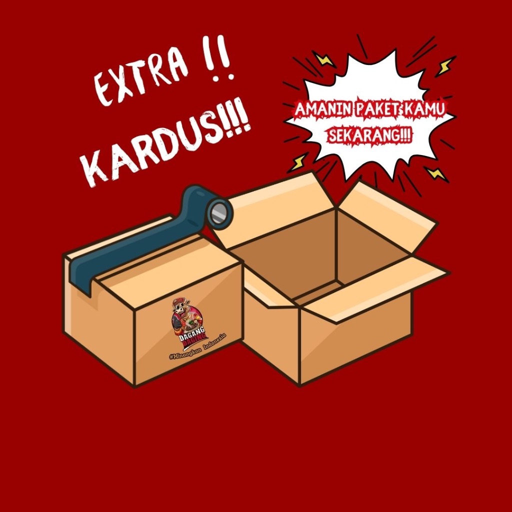 

extra kardus lebih aman