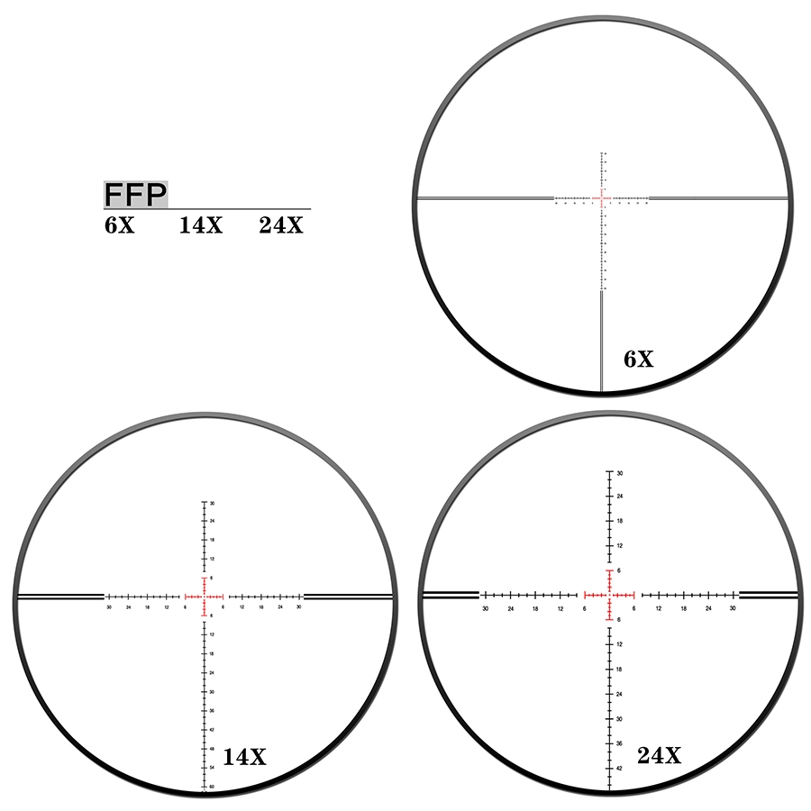Teleskop Discovery HS 6-24x44 SFIR FFP baru OD30