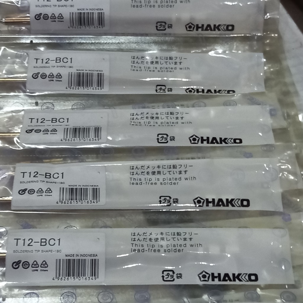 Hakko T12-BC1 Soldering Tip - Mata Solder Hakko T12 Station Original Made In Japan