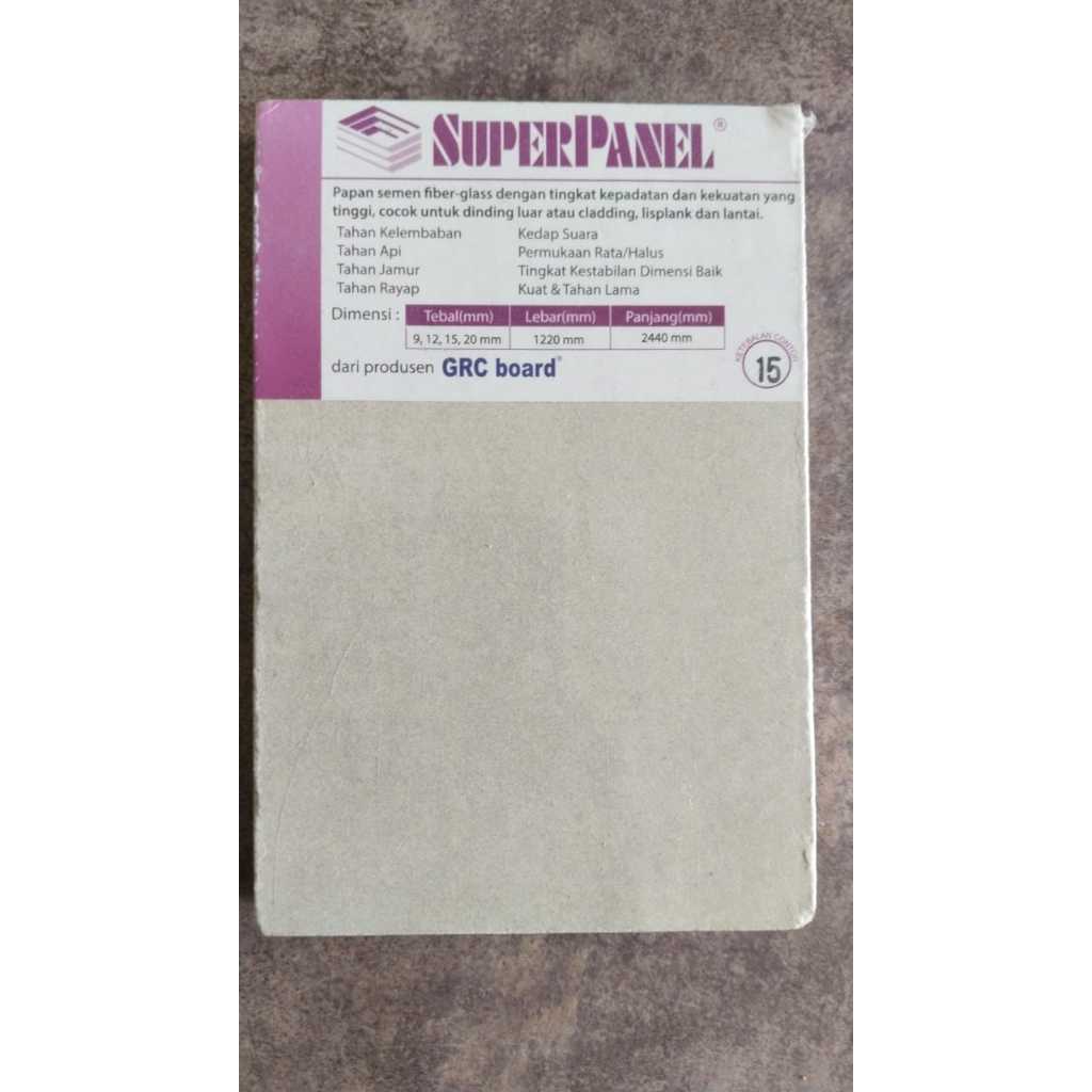 GRC BOARD 15 MM ( MERK GRC BOARD ASL