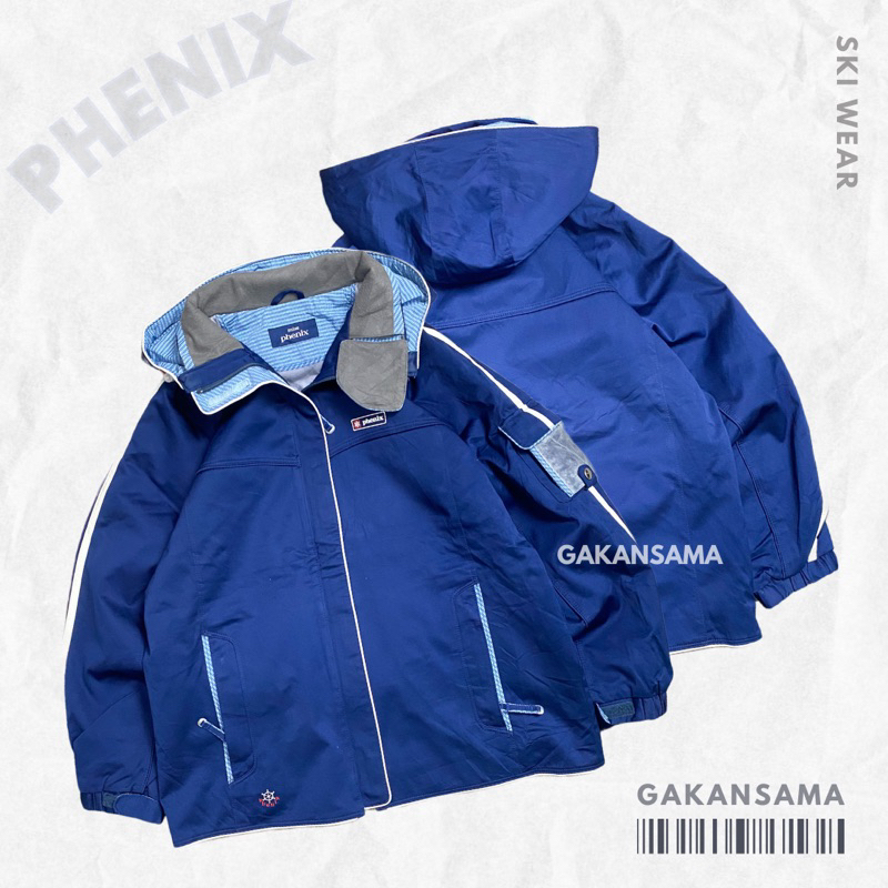 Jaket Snowboard Vintage Miss Phenix Navy