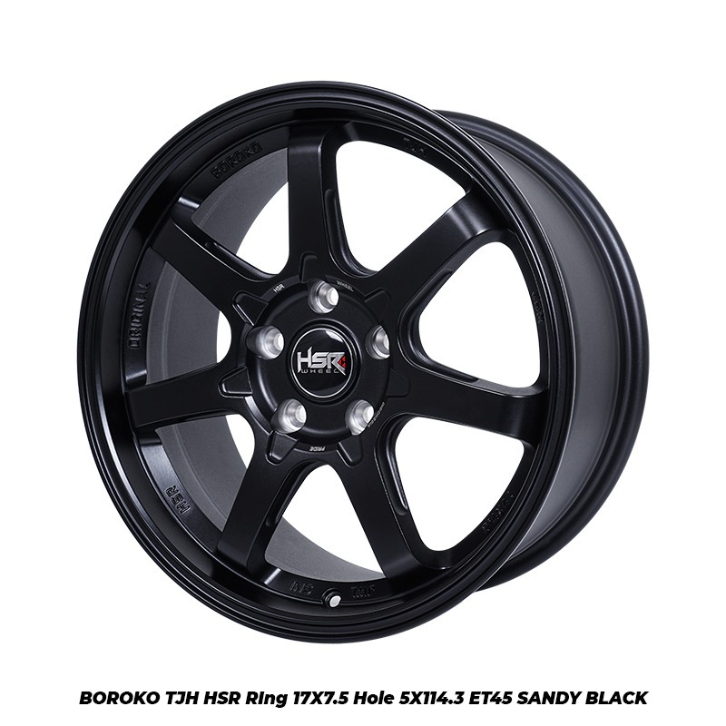 Velg Mobil Honda accord, civic, Type BOROKO TJH ring 17 lubang 5