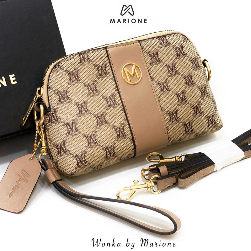 MARIONE - WONKA FREE BOX & INVOICE TAS ORIGINAL WANITA TAS SELEMPANG