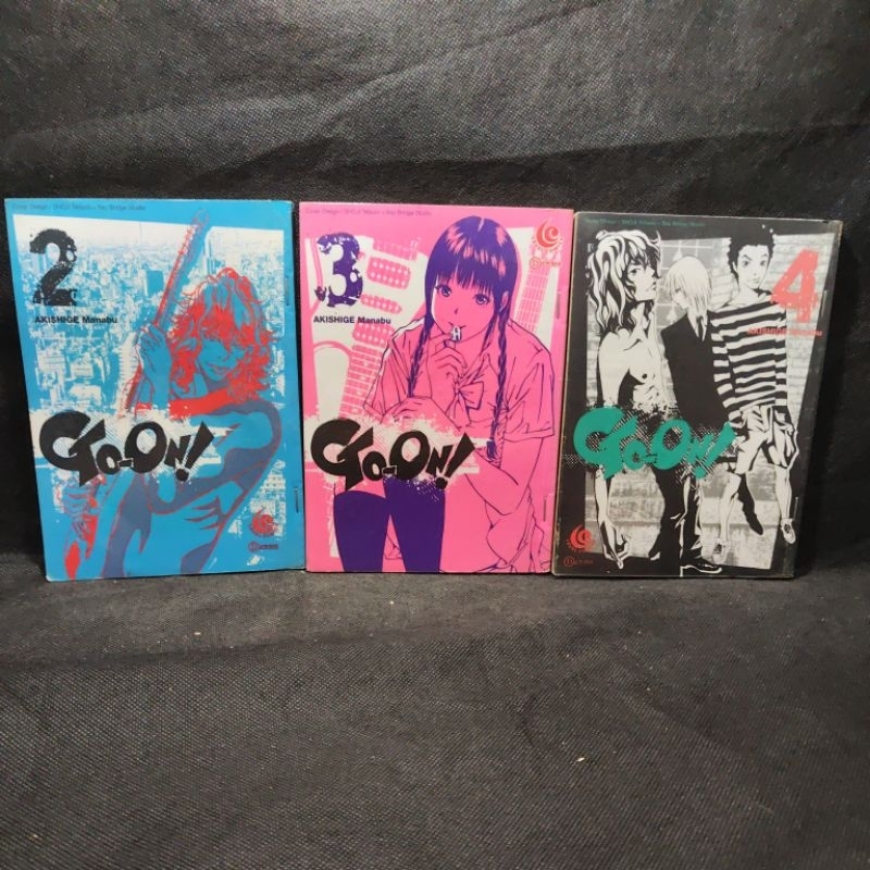 Komik Go-On, Vol 2,3,4, Level Comics, Akishige Manabu.