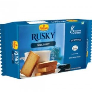 

RUSKY MILK TOAST Haldiram's 250g / Roti Panggang Susu Renyah & garing