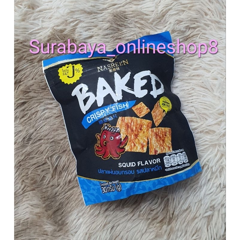 

Crispy Fish Baked Squid Flavor Nasreen #Snack Import Original Bangkok Thailand#Snack Import Original Bangkok Thailand