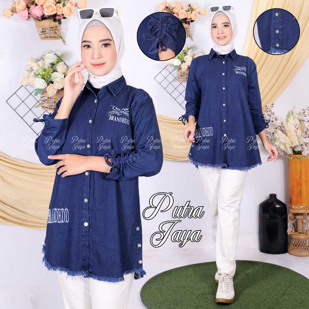 Tunik Levis Wanita Terbaru Muslimah Atasan Wanita Levis