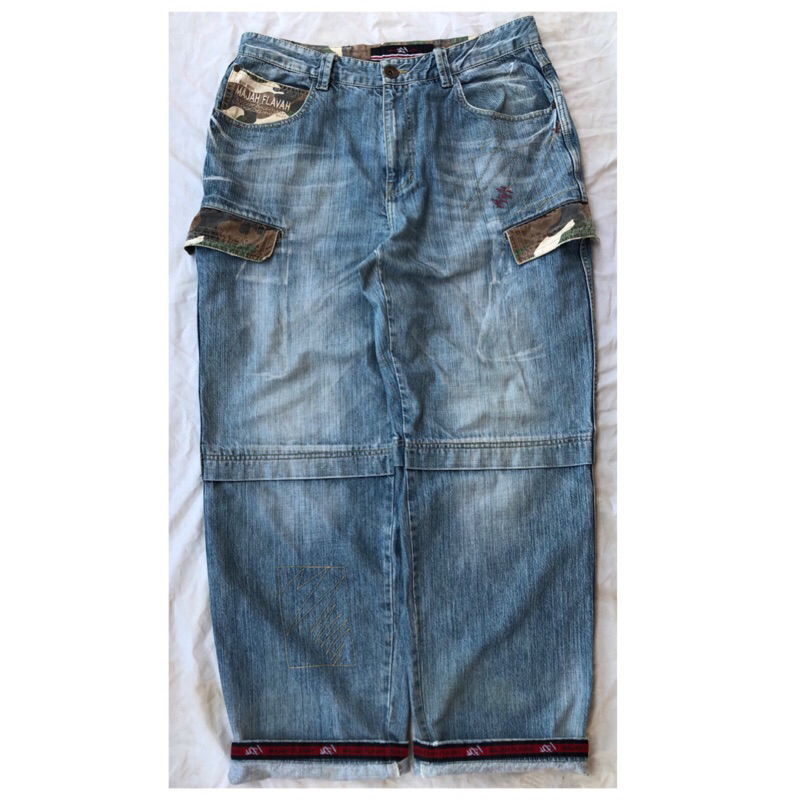 MAJAH FLAVAH HIPHOP BAGGY PANTS - CELANA JEANS MAJAH FLAVAH - BAGGY JEANS - FUBU ECKO SOHK JNCO