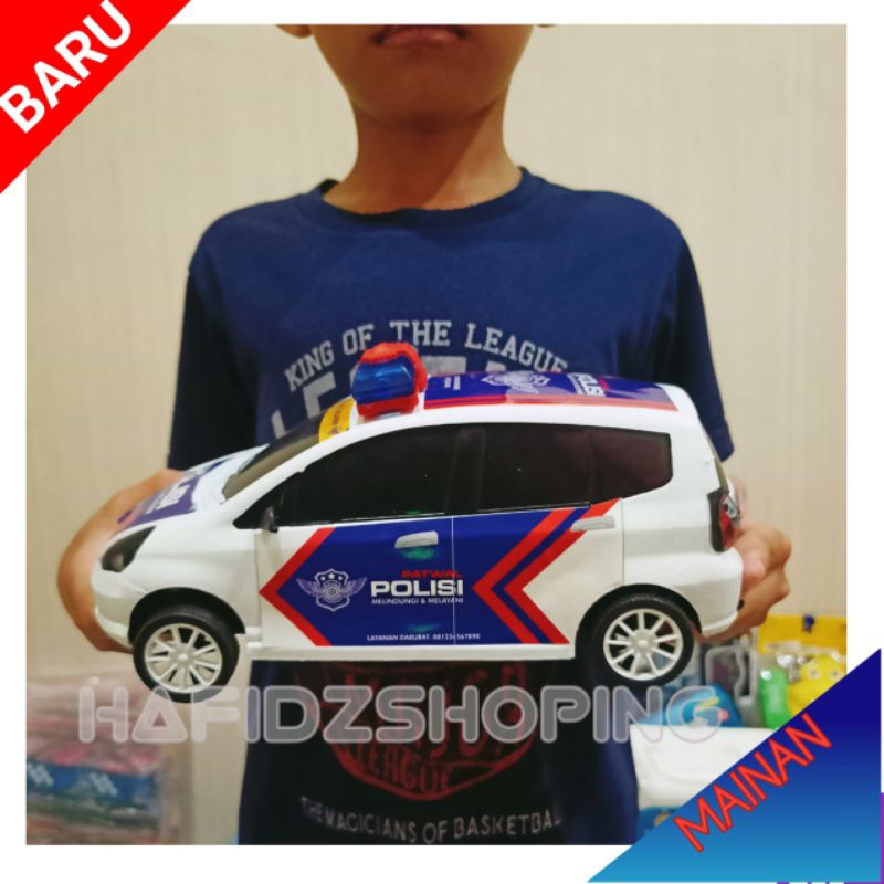 MAINAN MOBIL SEDAN POLISI JAZ PATWAL