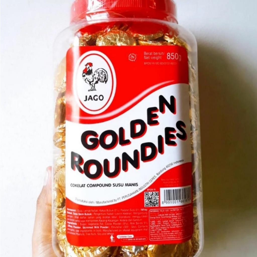 

Cokelat Golden Roundies 850gr Coklat Koin Toples