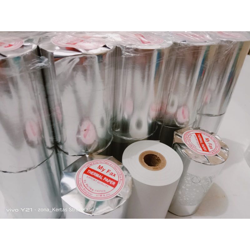

kertas thermal 80x50mm paket 10 Roll struk printer ukuran 80mm
