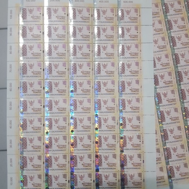 

Terlaku materai 1 1k