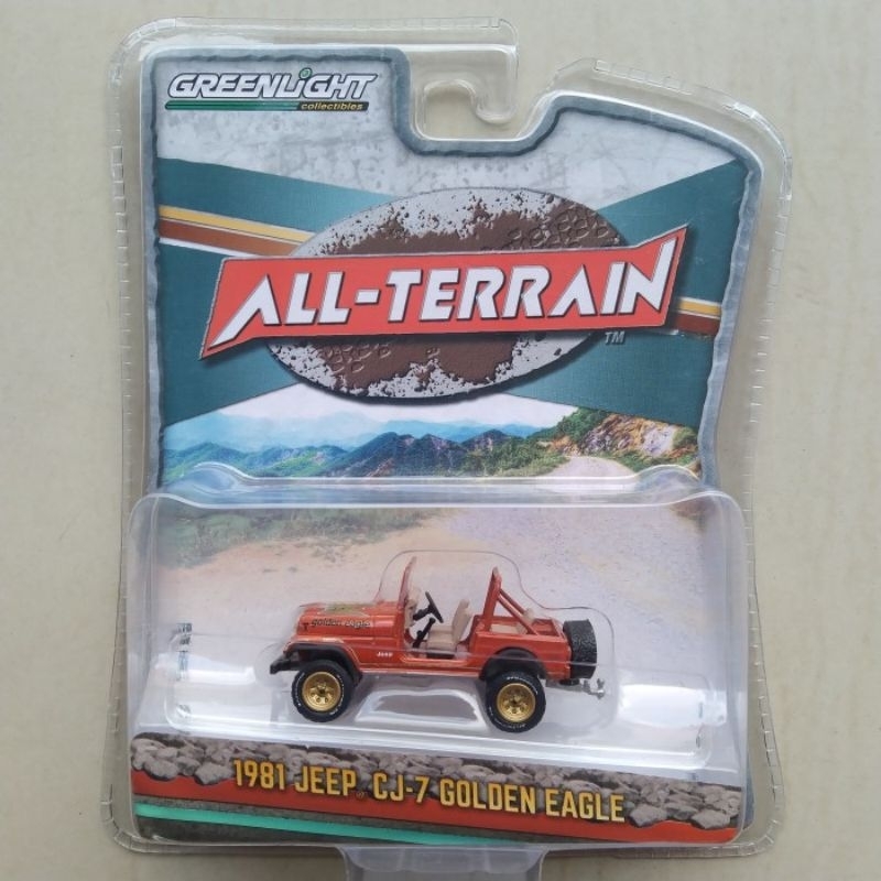 Greenlight 1981 Jeep Wrangler CJ-7 Dixie Golden Eagle CJ7 All Terrain