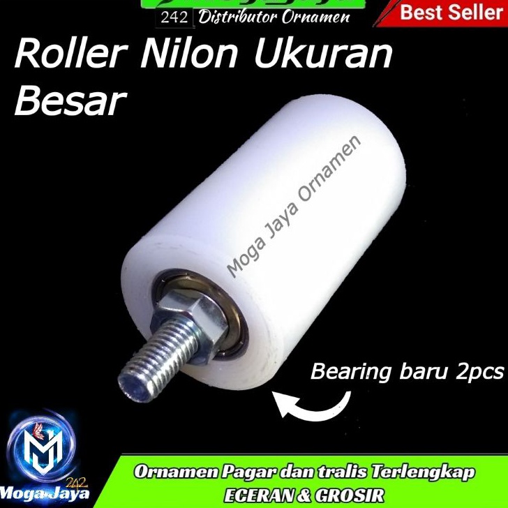 Seller roller nilon BESAR roler penuntun pintu gerbang