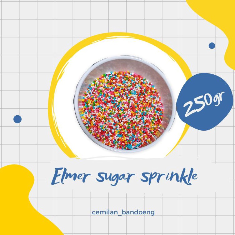 

Jual ELMER SUGAR SPRINKLE KEMASAN 25GR