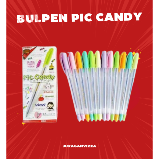 

BULPEN BALLPOINT PIC CANDY ZEBRA TERMURAH