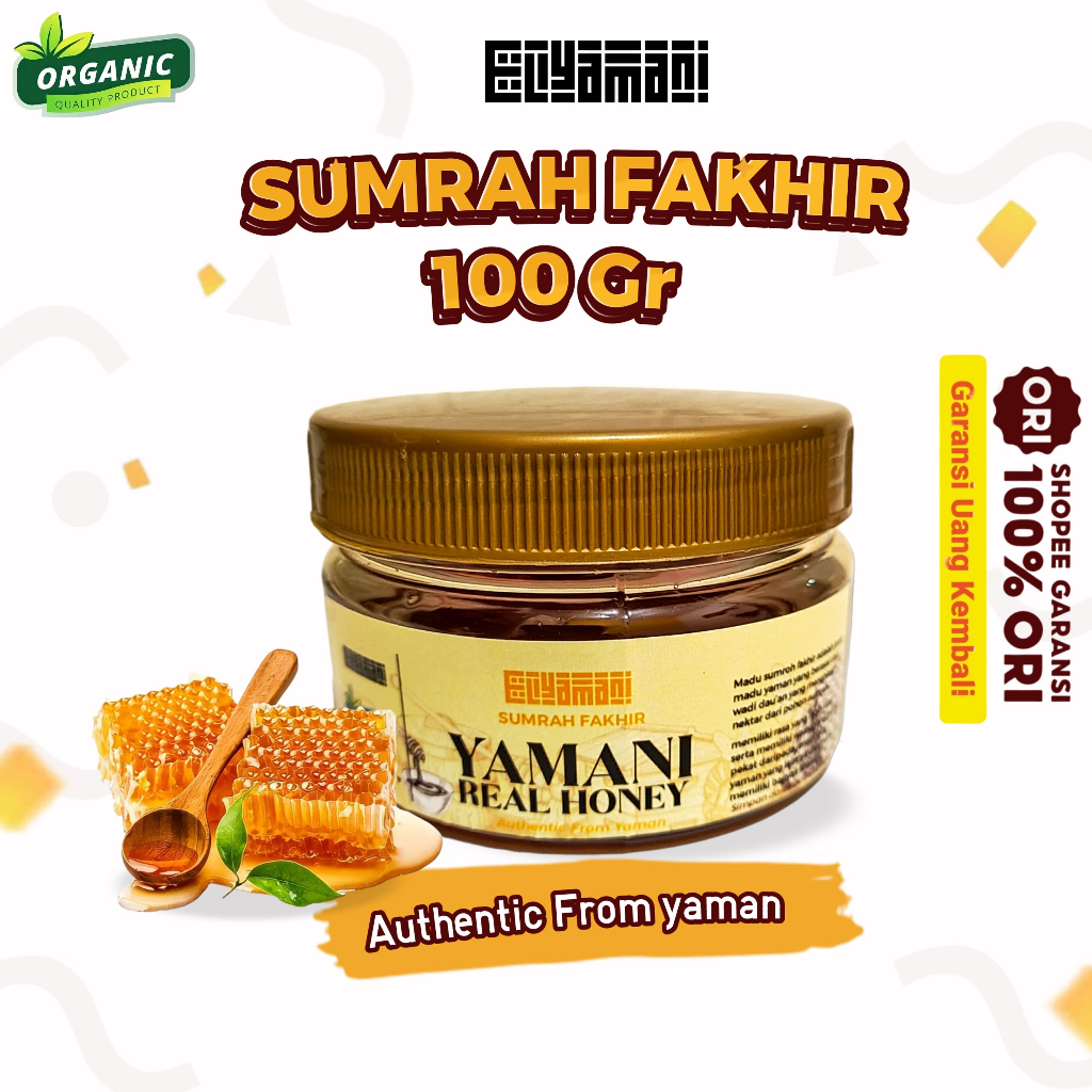 

Madu yaman sumroh fakhir 100gram elyamani 100% asli