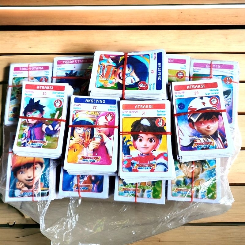Mainan Kartu Kwartet Besar Isi 320 Lembar