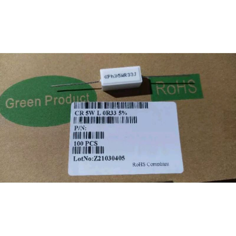 Resistor Kapur 5watt Green Product Philips