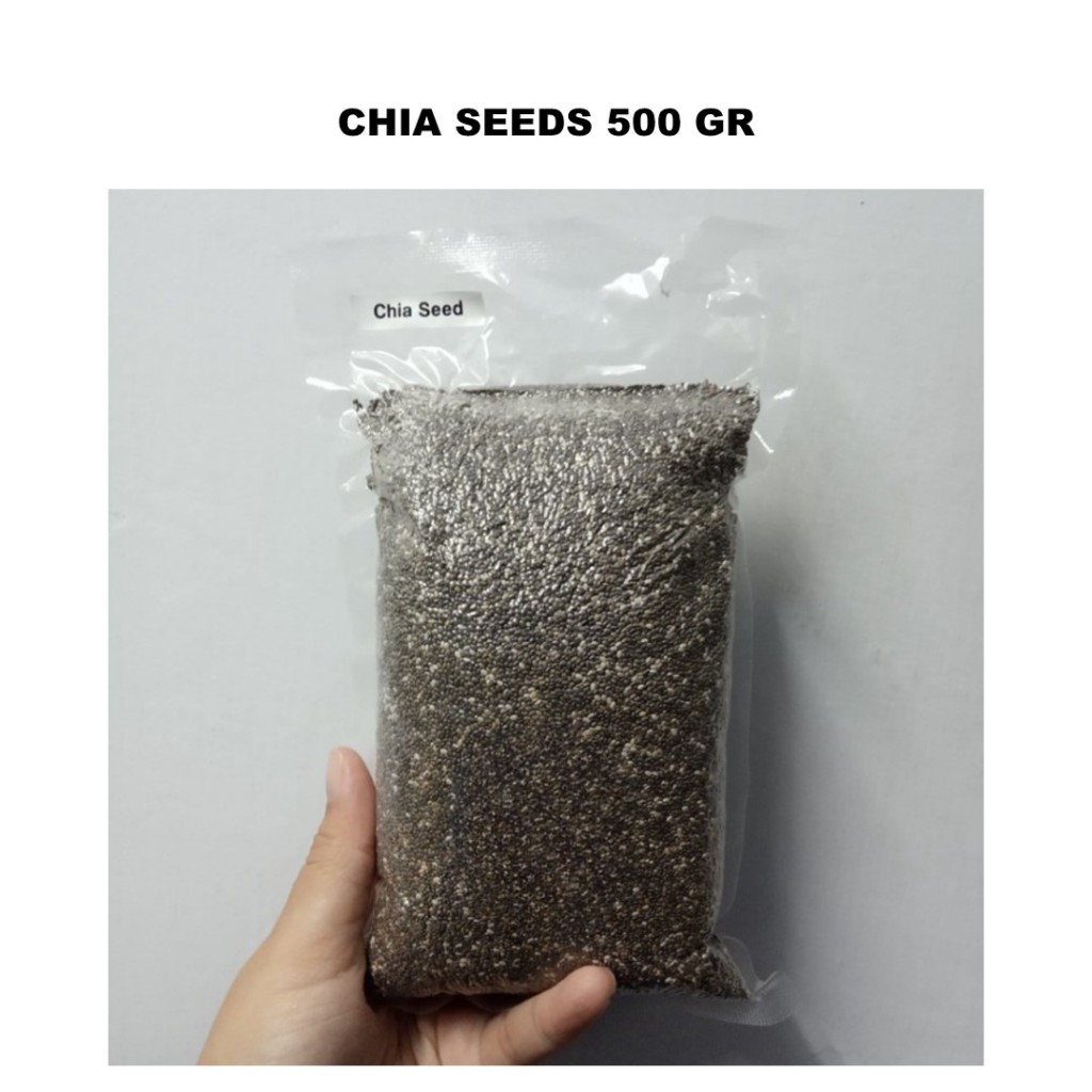 

Organic Black Chia Seeds Mexico Seed Chiaseeds Organik – 500 gram