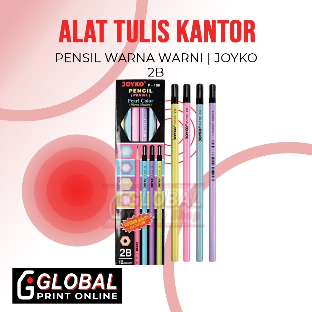 

Global Print Shop Online - Pensil Joyko P-108 (Warna Warni- Pack)