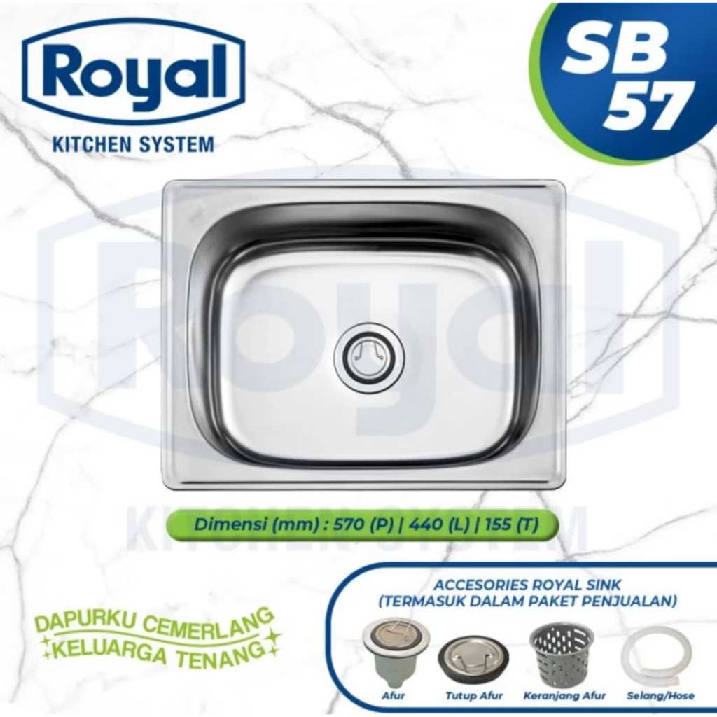 ROYAL kitchen sink SB 57 / bak cuci piring royal SB57