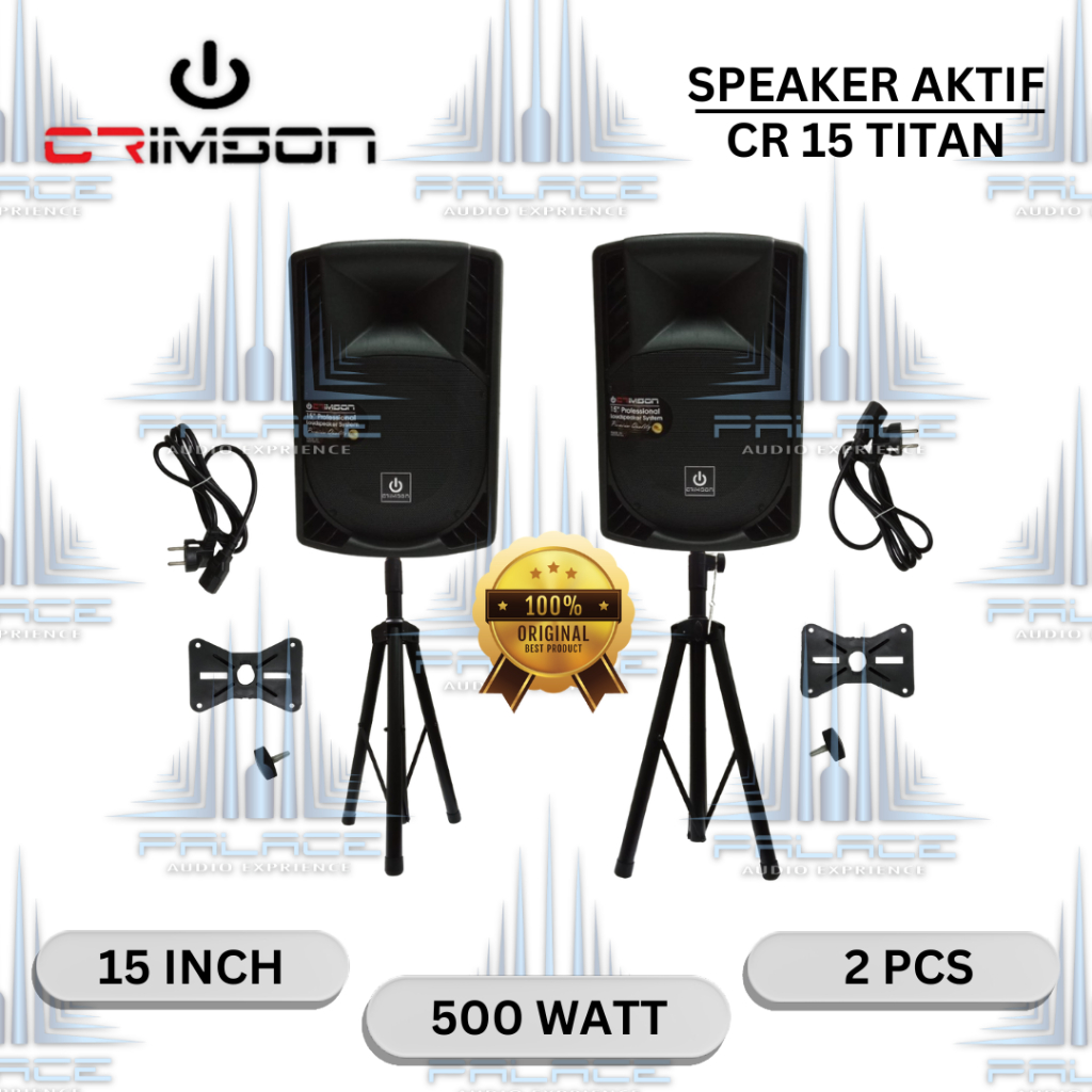 Speaker Active 15 Inch 500 Watt - Speaker Aktif Crimson CR 15 TITAN