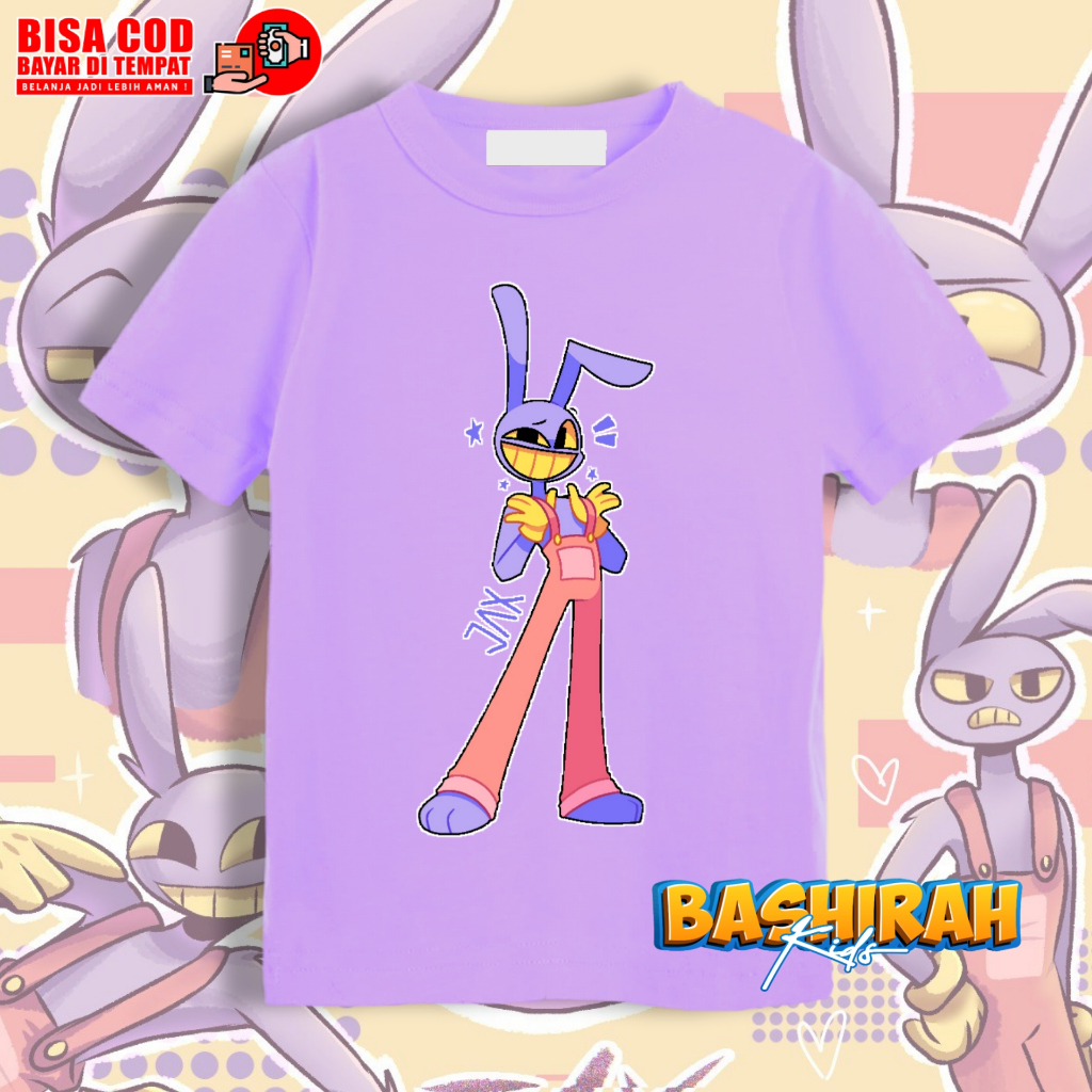 KAOS ANAK THE AMAZING DIGITAL CIRCUS JAX BAJU ANAK JAX DIGITAL CIRCUS