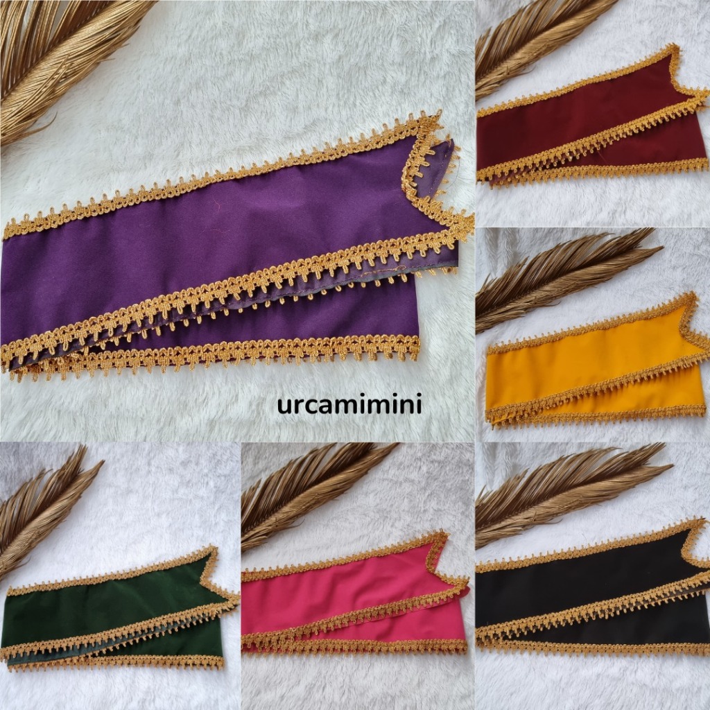 ✔️PROMO Selempang Wisuda Bordir Renda / SELEMPANG WISUDA RENDA / Selempang Wisuda Polos Renda Emas