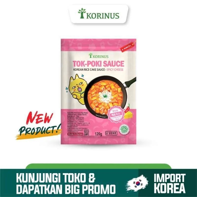 

SAUS TOKPOKI KBUNSIK KORINUS SPICY CHEESE 120gr