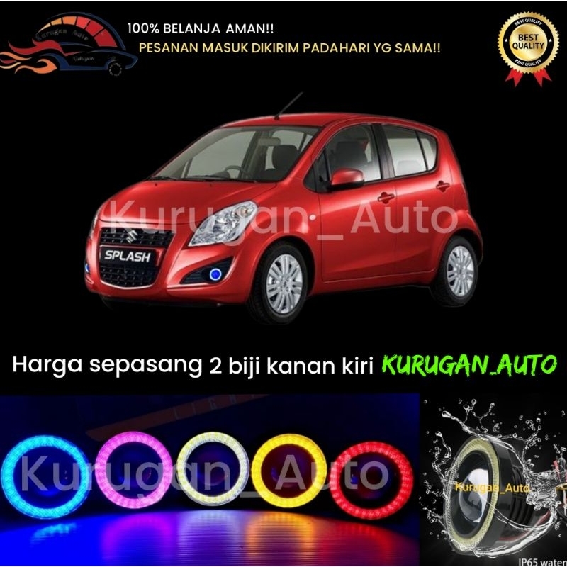 Foglamp Angel Eyes SPLASH Lampu Variasi Mobil