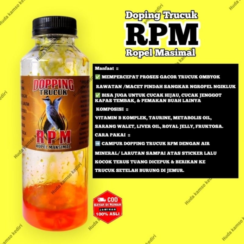 RPM + ROPEL MAXIMAL + DOPING TRUCUK + VITAMIN TRUCUK + VITAMIN LOMBA TRUCUK + DOPING LOMBA TRUCUK + 