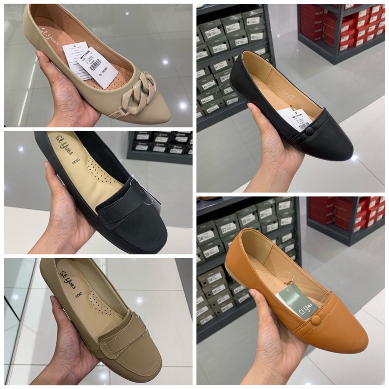 Flatshoes Wanita St.Yves / Sepatu Teplek wanita Branded St Yves