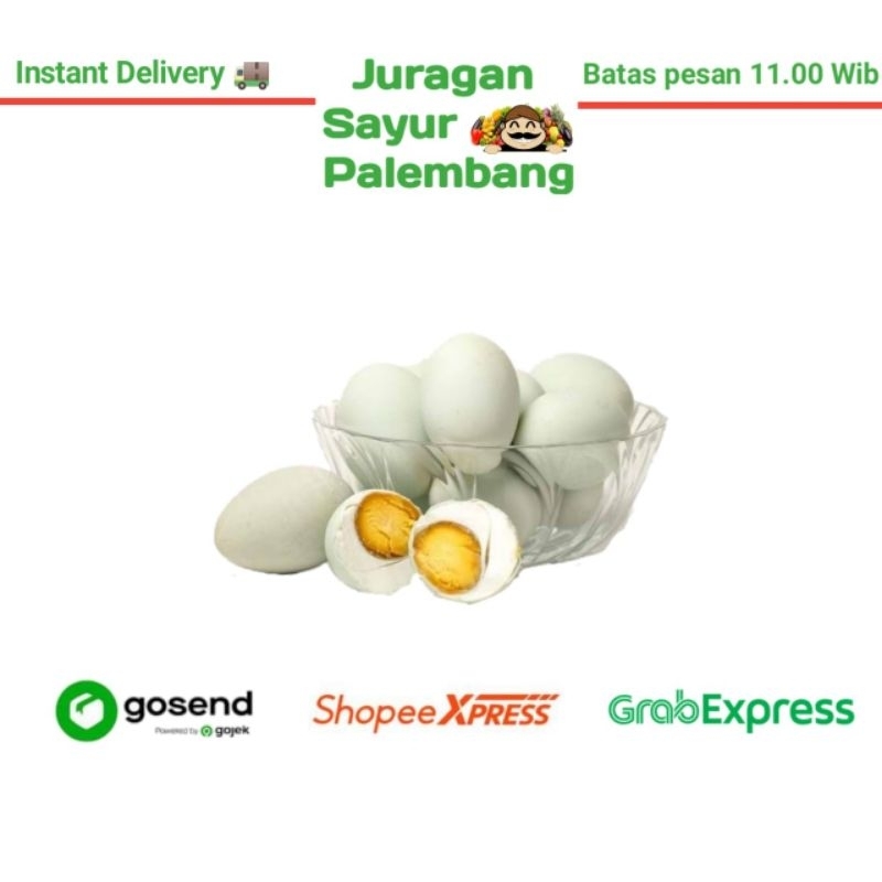 

Telur Bebek Asin - Juragan Sayur Palembang