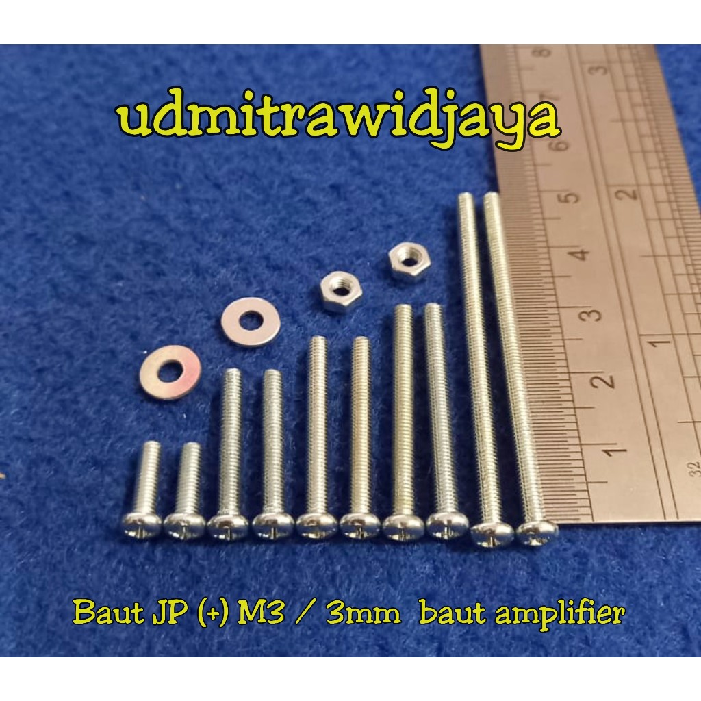 BAUT + MUR 3mm 1cm,1.5cm,2cm,3cm,5cm baut amplifier baut miniatur baut sound mini baut ampli mobil b