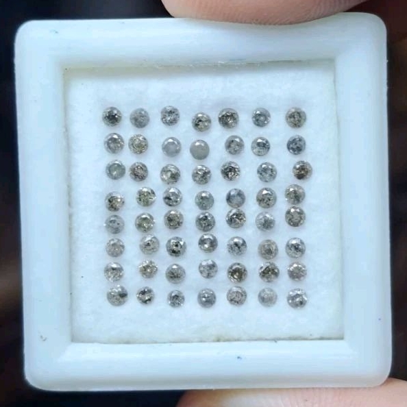 Berlian eropa 2,2mm / 0.05ct / G20 / gugur 20 asli natural