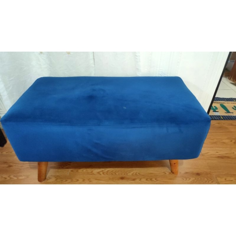 Bench/stool panjang bahan suede