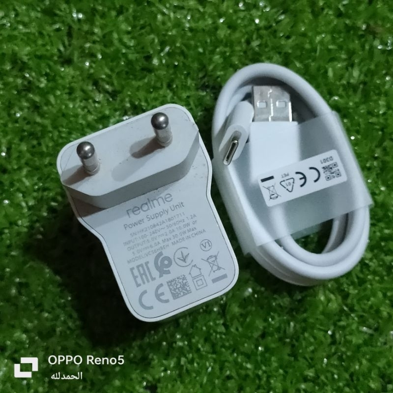 Charger/Ces Realme ORI Copotan Bawaan Realme 8/7/6/6 Pro DLL 30Wat Support Vooc 100% ORI