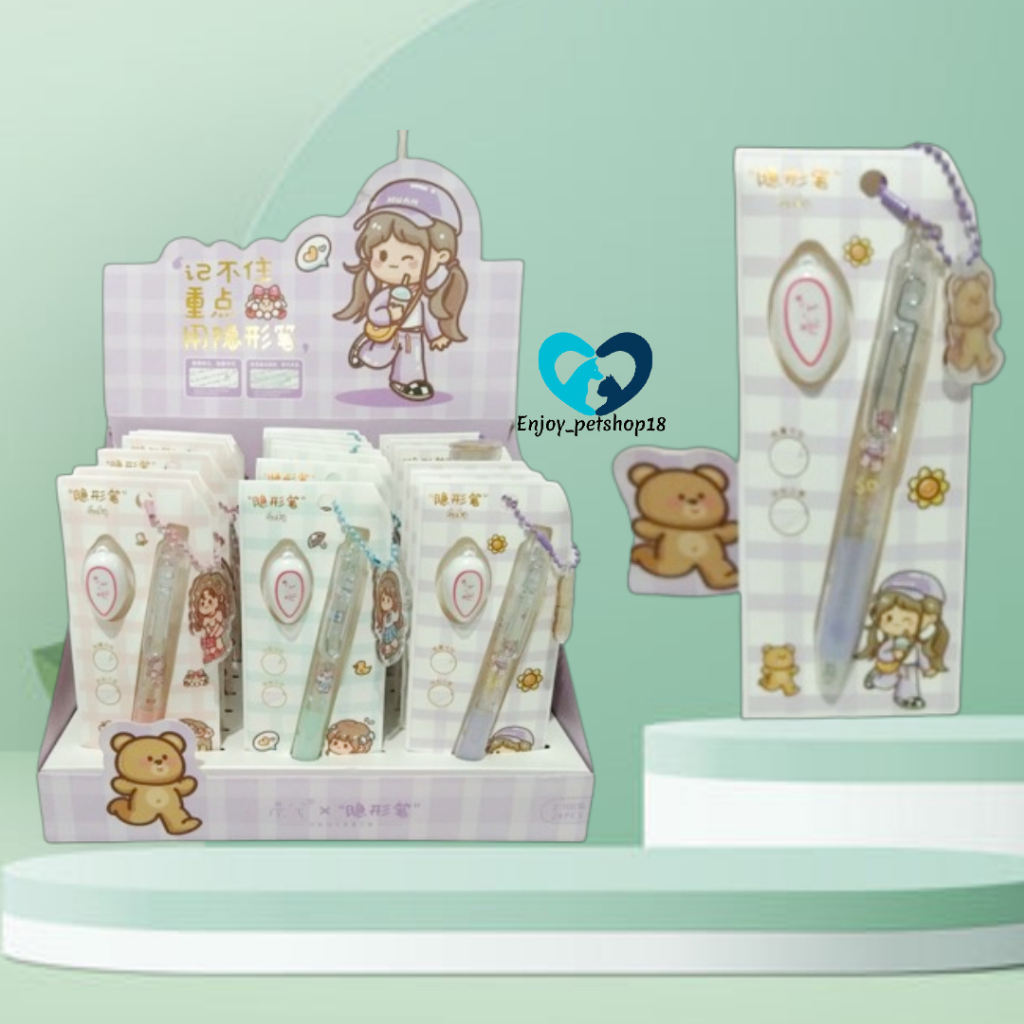 

Pulpen Tinta Trasparant Magic / Pulpen Magic Pen Light Pen Invisible