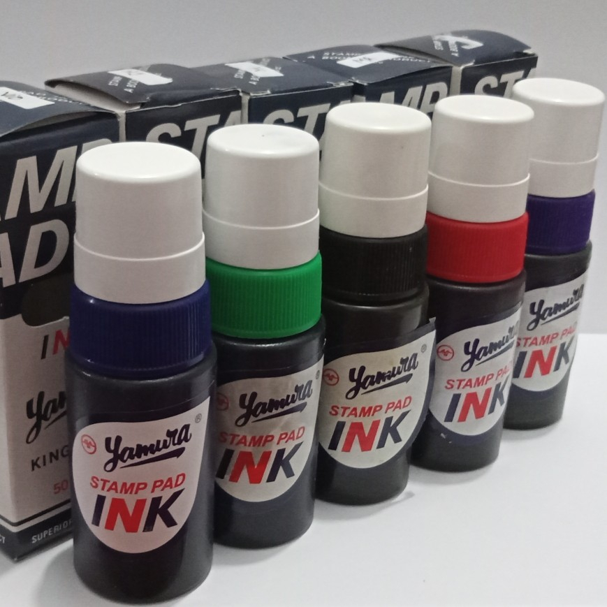 

[PCS] STAMP PAD / TINTA YAMURA KING SIZE ISI ULANG REFILL 50 CC