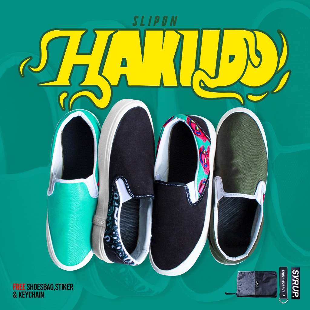 SYRUP SUPPLY HAKUDO | sepatu slipon | sepatu unisex