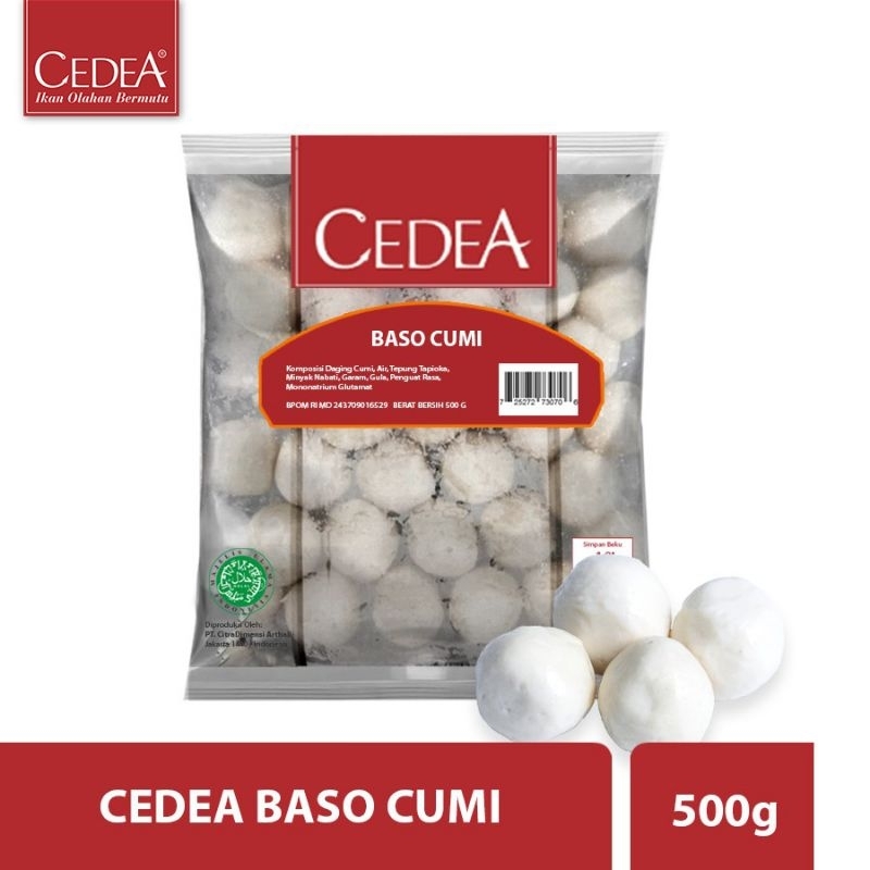 

Cedea Bakso Ikan Cumi | Berat Bersih 500gr