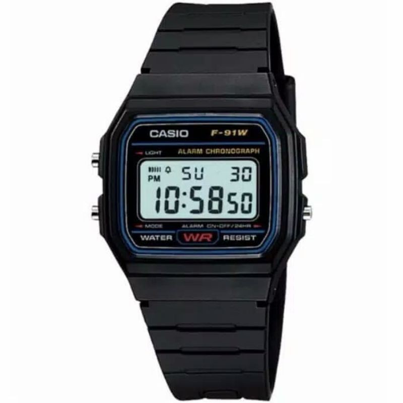 Jam Tangan Pria / Wanita Casio F91W Digital
