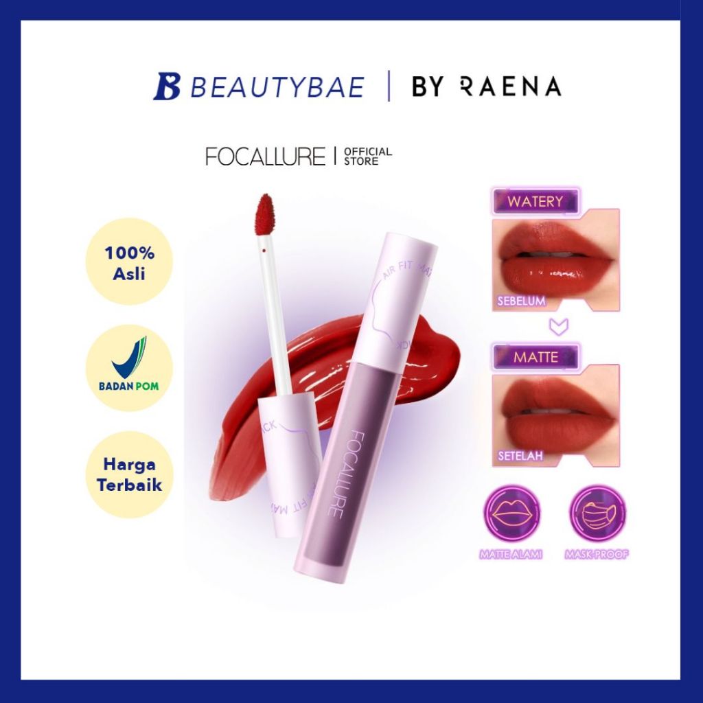 FOCALLURE AIR FIT MATTE LIQUID LIPSTICK FA417 - 301