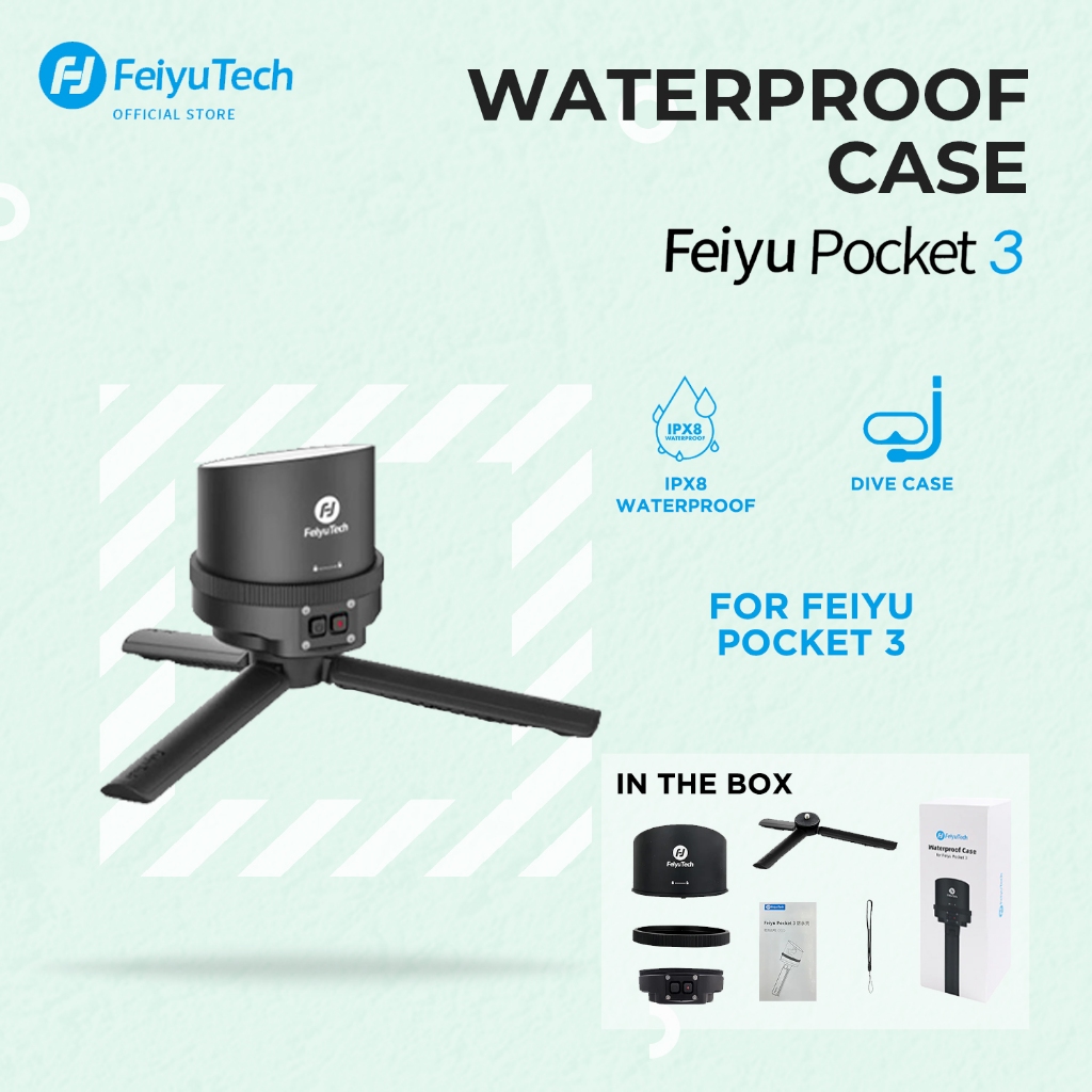 Feiyu Pocket 3 Dive Case IPX8 Waterproof Case for Feiyu Pocket 3