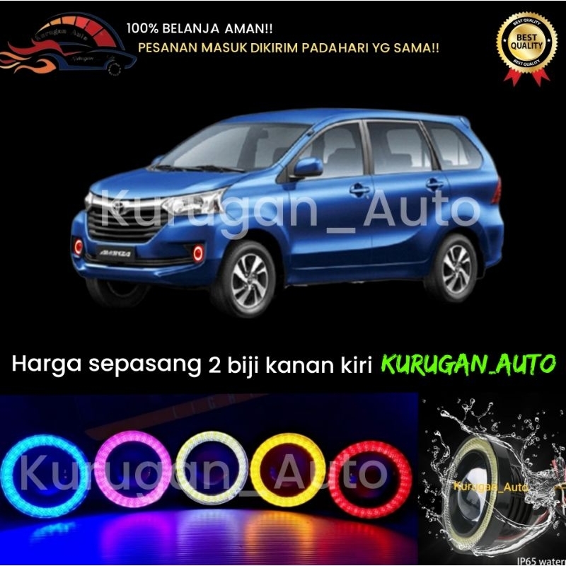 Foglamp Angel Eyes AVANZA BARONG Lampu Variasi Mobil