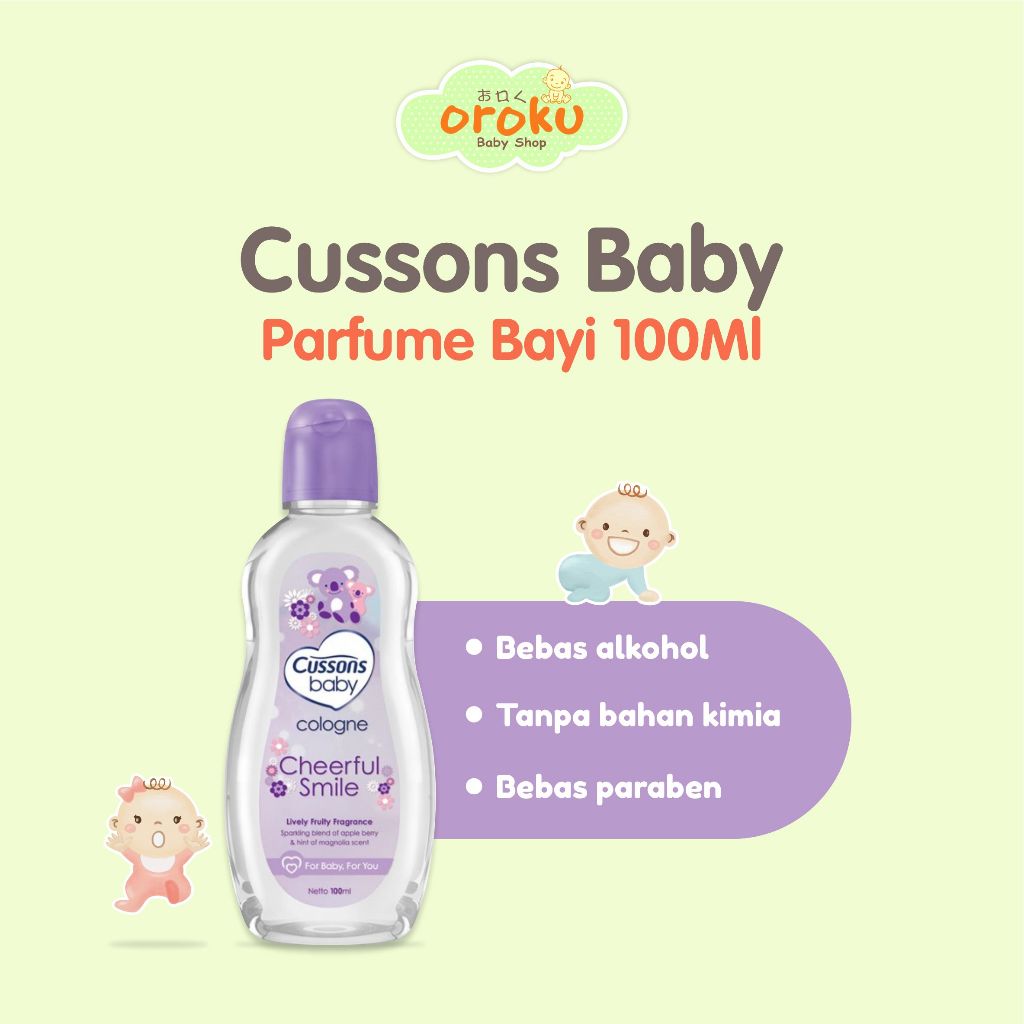 CUSSONS BABY COLOGNE 100ML CHEERFUL SMILE / PARFUME BAYI