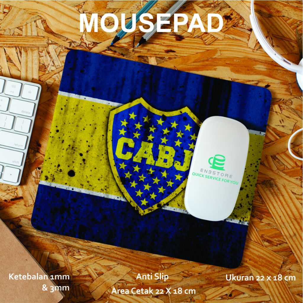 mousepad mouse pad boca juniors