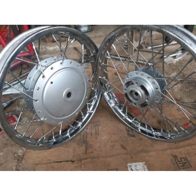 VELG RUJI DEPAN BELAKANG YAMAHA MIO COPOTAN ORIGINAL