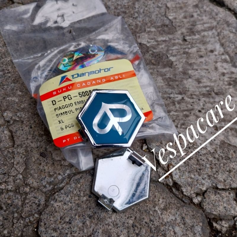 Emblem vespa excel simbol piaggio ori Danmotor